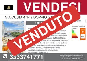 Cagliari Via Cugia piano alto 130mq+doppio garage in Vendita