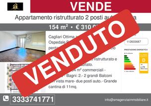 Cagliari zona Brotzu Signorile grande appartamento in Vendita