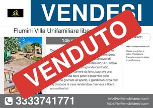 Flumini Casa unifamiliare su unico livello, libera sui quattro lati in Vendita